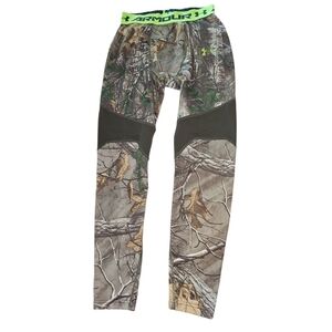 Camo Under Armour Cold Gear Long Underwear Under Pants Fitted Medium